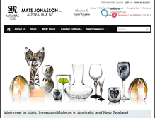 Tablet Screenshot of matsjonasson.com.au